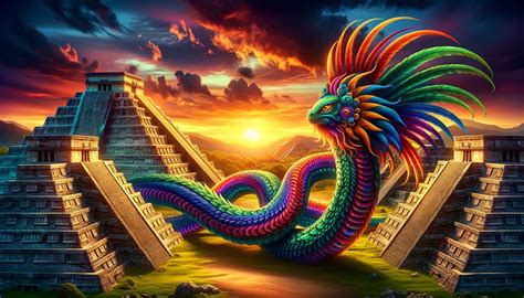  “The Dance of the Feathered Serpent” - A Vivid Tapestry of Mesoamerican Mythology!